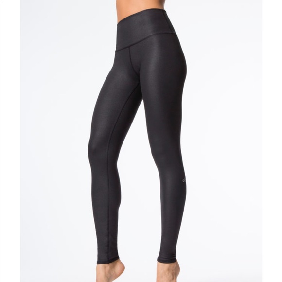 Alo High Waisted Airbrush Leggingblack 